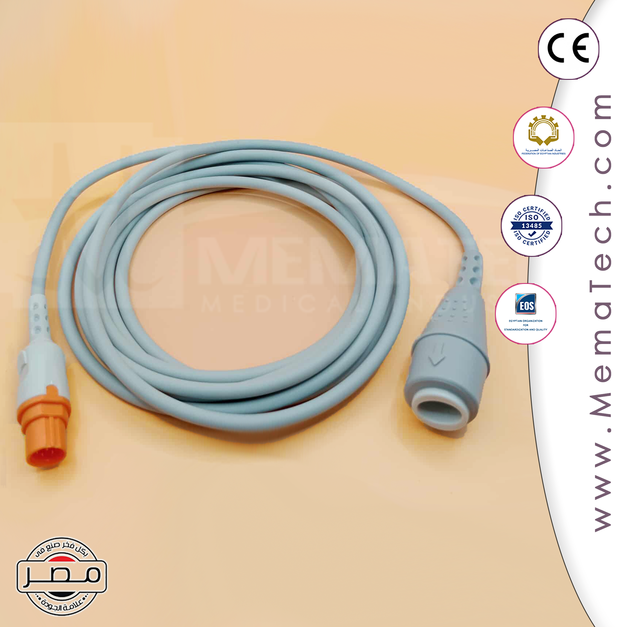 Drager IBP Adpter Cable Edward Soket