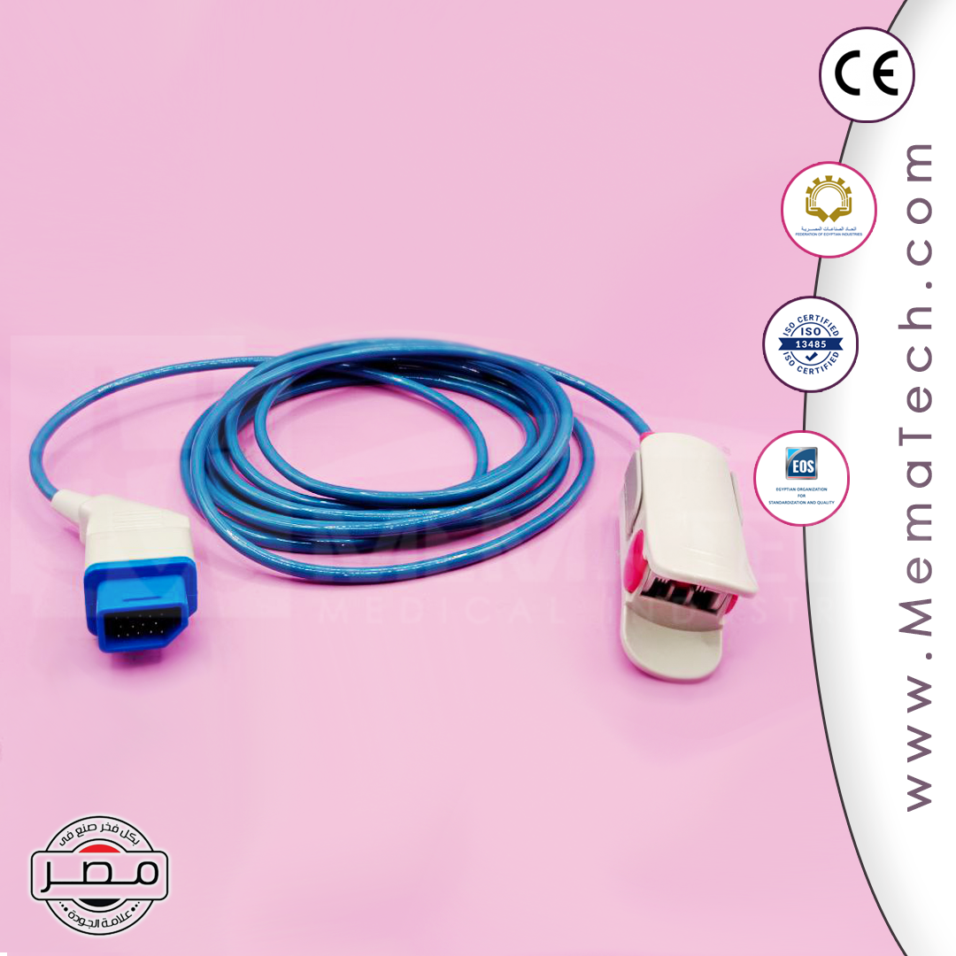 Nihon Kohden SpO2 Cable Long Wire