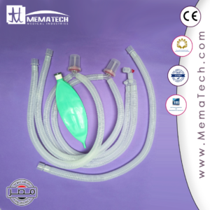 ANESTHESIA CIRCUITS WITH TWO WATER TRAP, EXTRA LIMB & REBREATHING BAG
